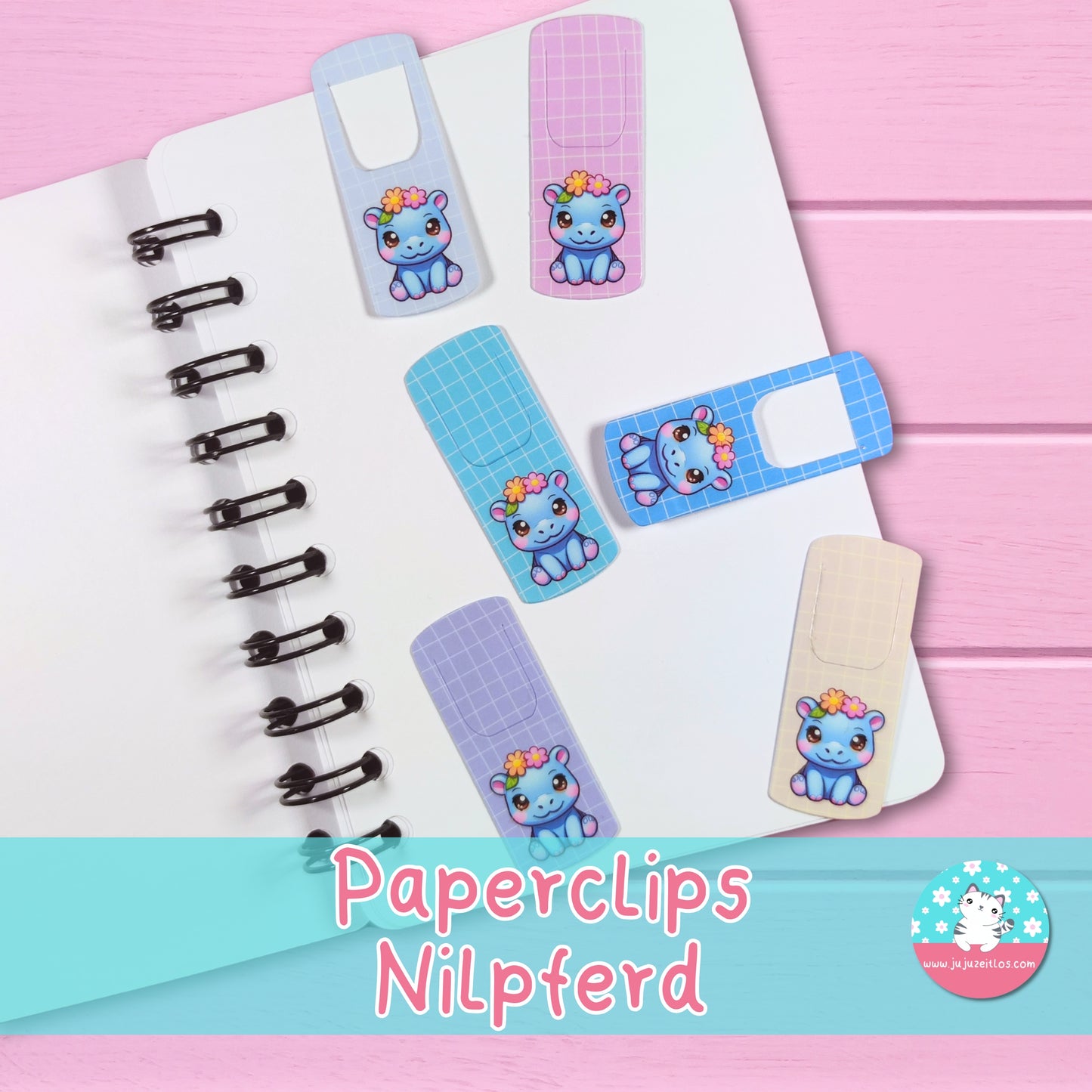 Paperclips -Nilpferd-