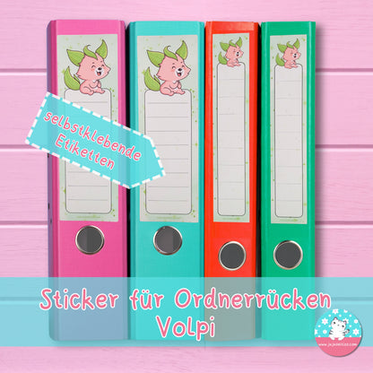 Ordnerrücken Volpi - Etiketten