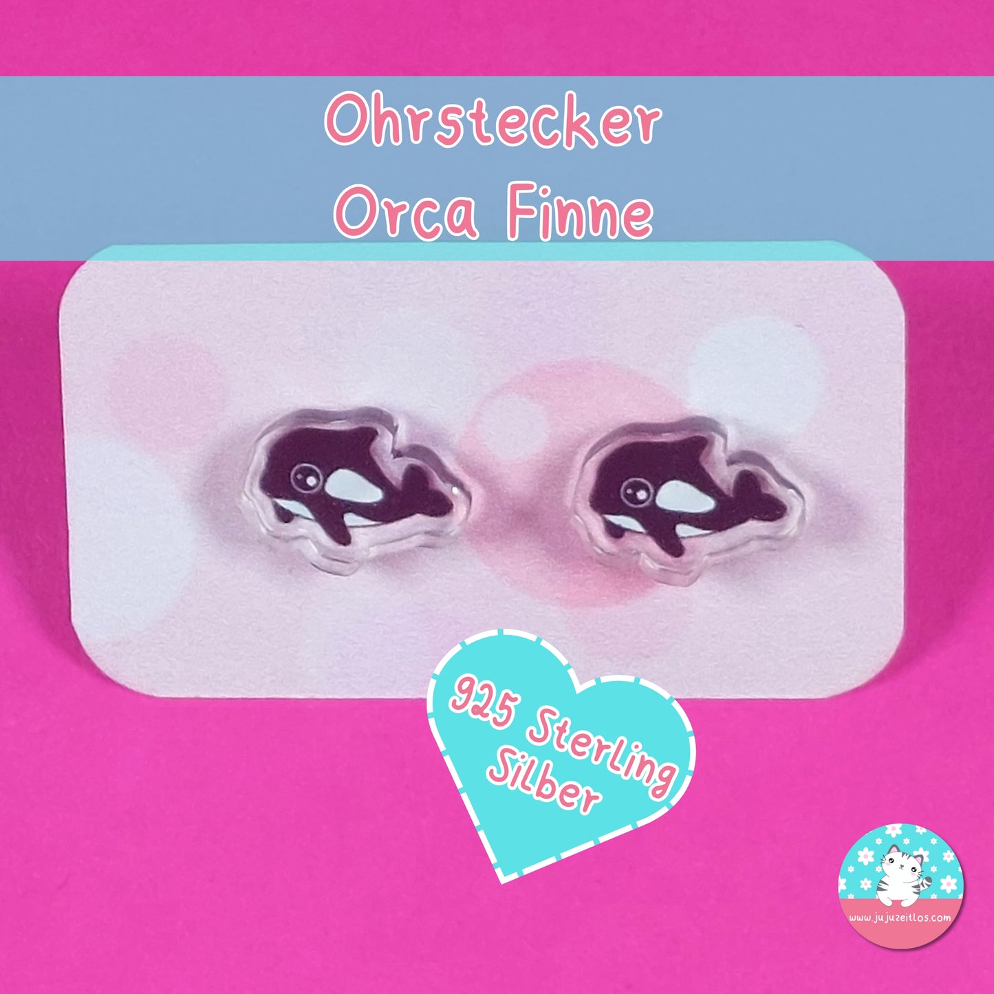 Ohrstecker Orca Finne