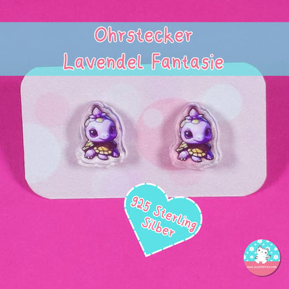 Ohrstecker Lavendel Fantasie