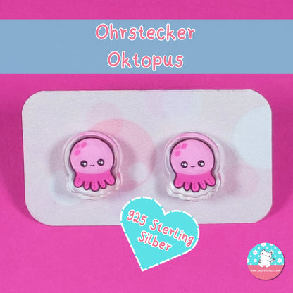 Ohrstecker Oktopus