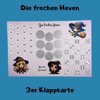 BudgetBeaver 🦫 -die frechen Hexen Klappkarten-