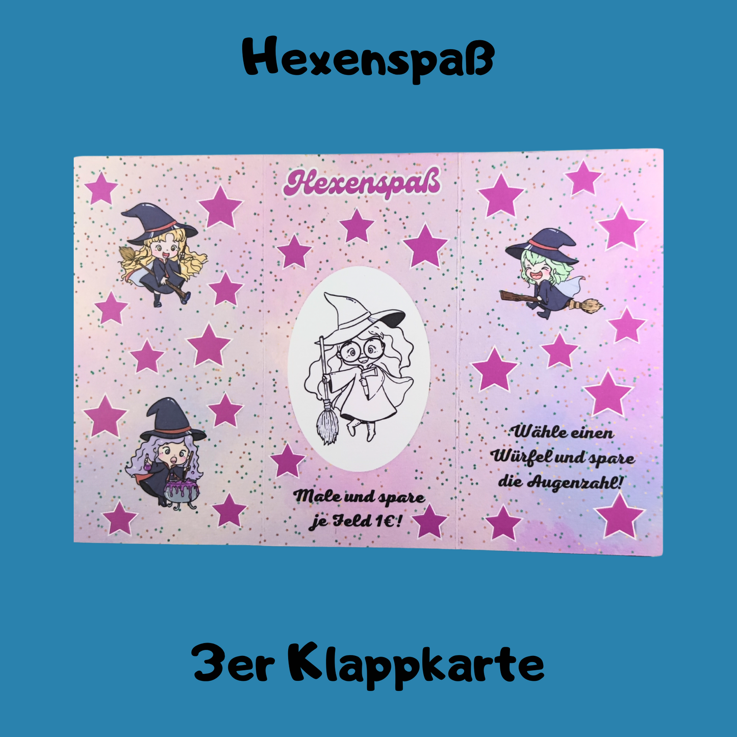 BudgetBeaver 🦫 -Hexenspaß Klappkarten-