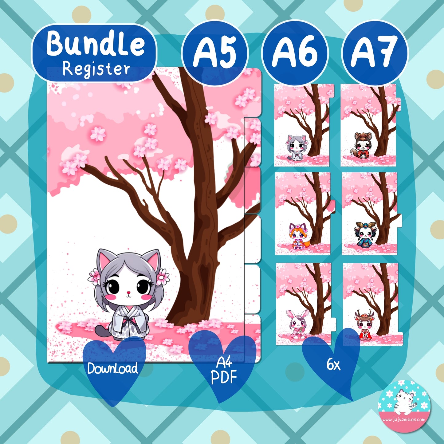 Register - Geishas BUNDLE - PDF A4 ♡Download♡