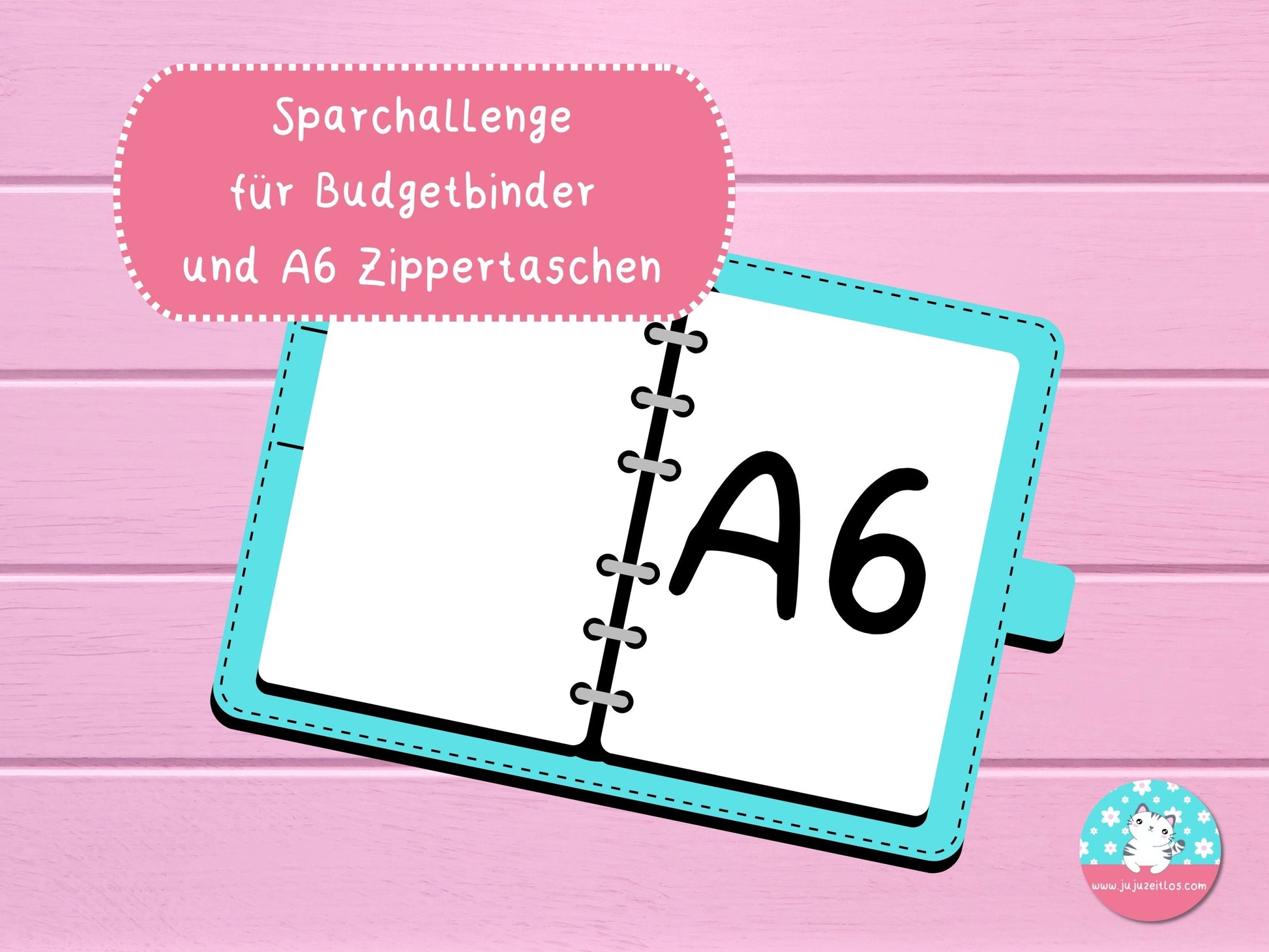 Blümchen sparen ♡Sparchallenge A6♡ - JujuZeitlos