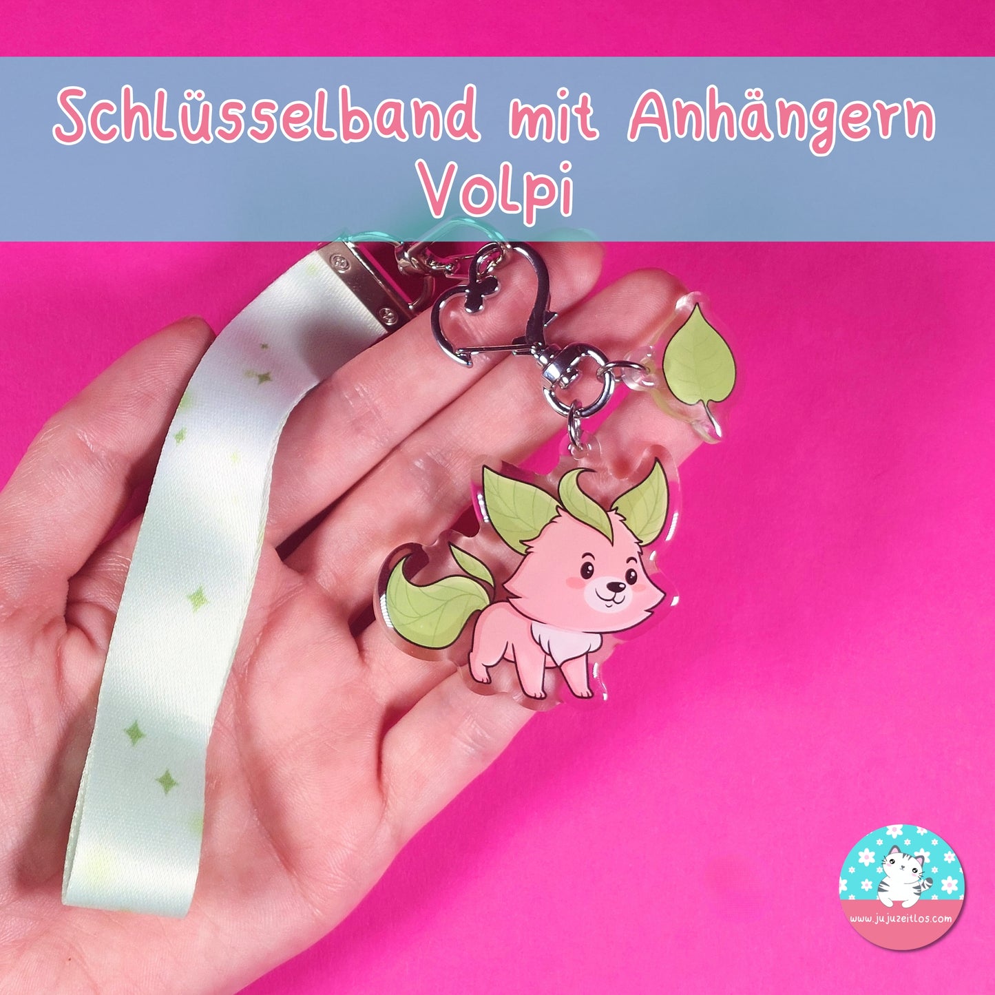 Schlüsselband mit Anhänger - Fuchs Volpi