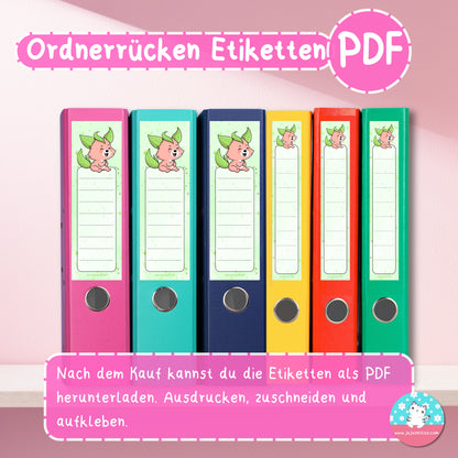 Ordnerrücken - Etiketten - Volpi ♡Download♡