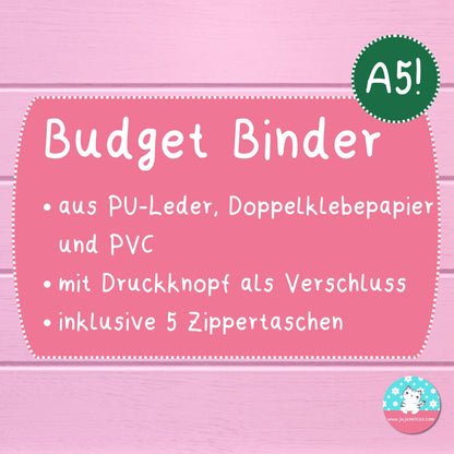 A5 Budget Binder lila ♡Binder & Zippertaschen♡