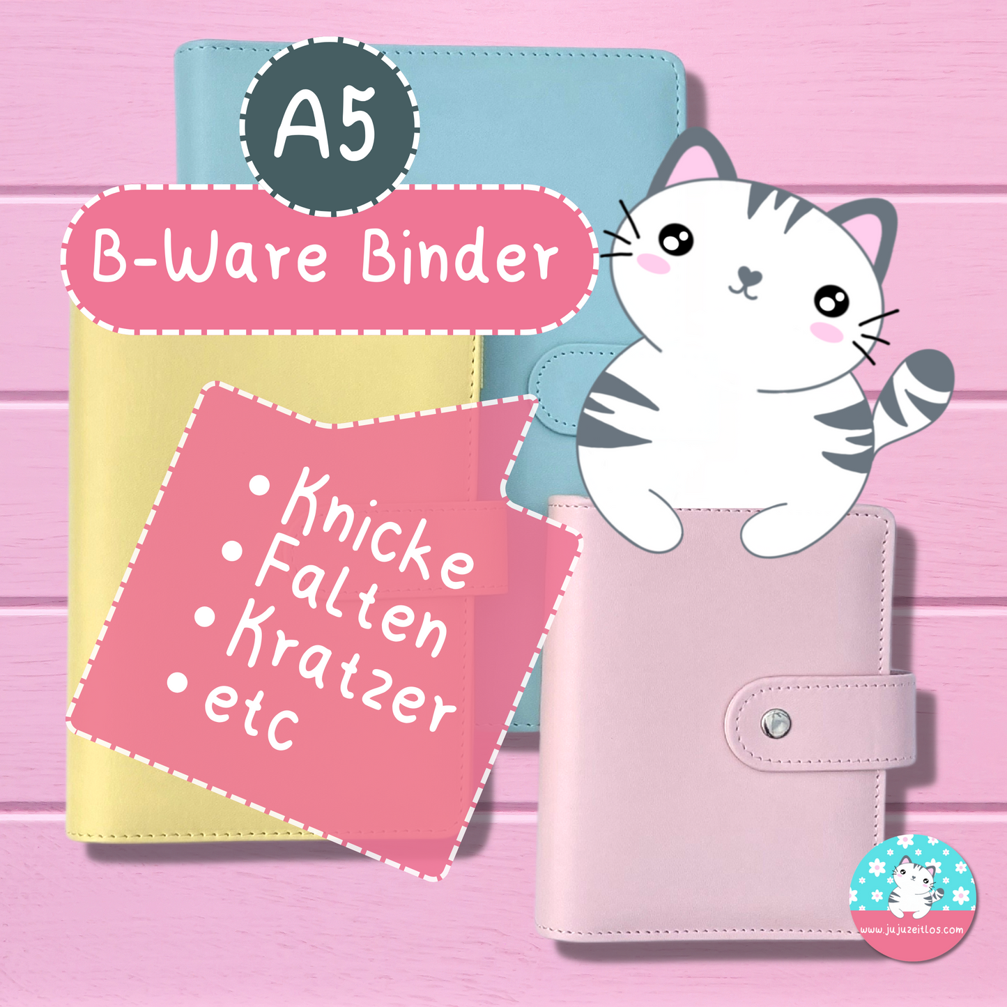 %B-WARE% A5 Budget Binder ♡Binder & Zippertaschen♡