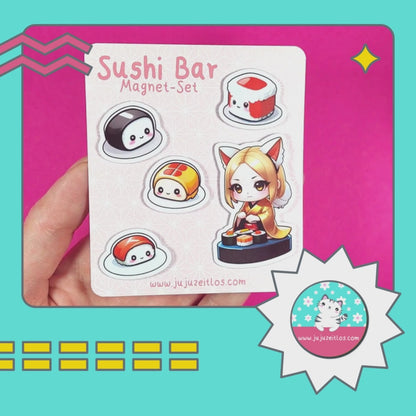 Sushi Bar Magnet-Set
