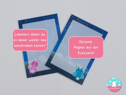 Memosheet Glühwürmchen ♡Memo & Notizen♡