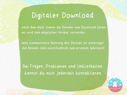 Lämmchen Ikarus 100€, 250€ und 500€ ♡Sparschallenges als Download A6♡