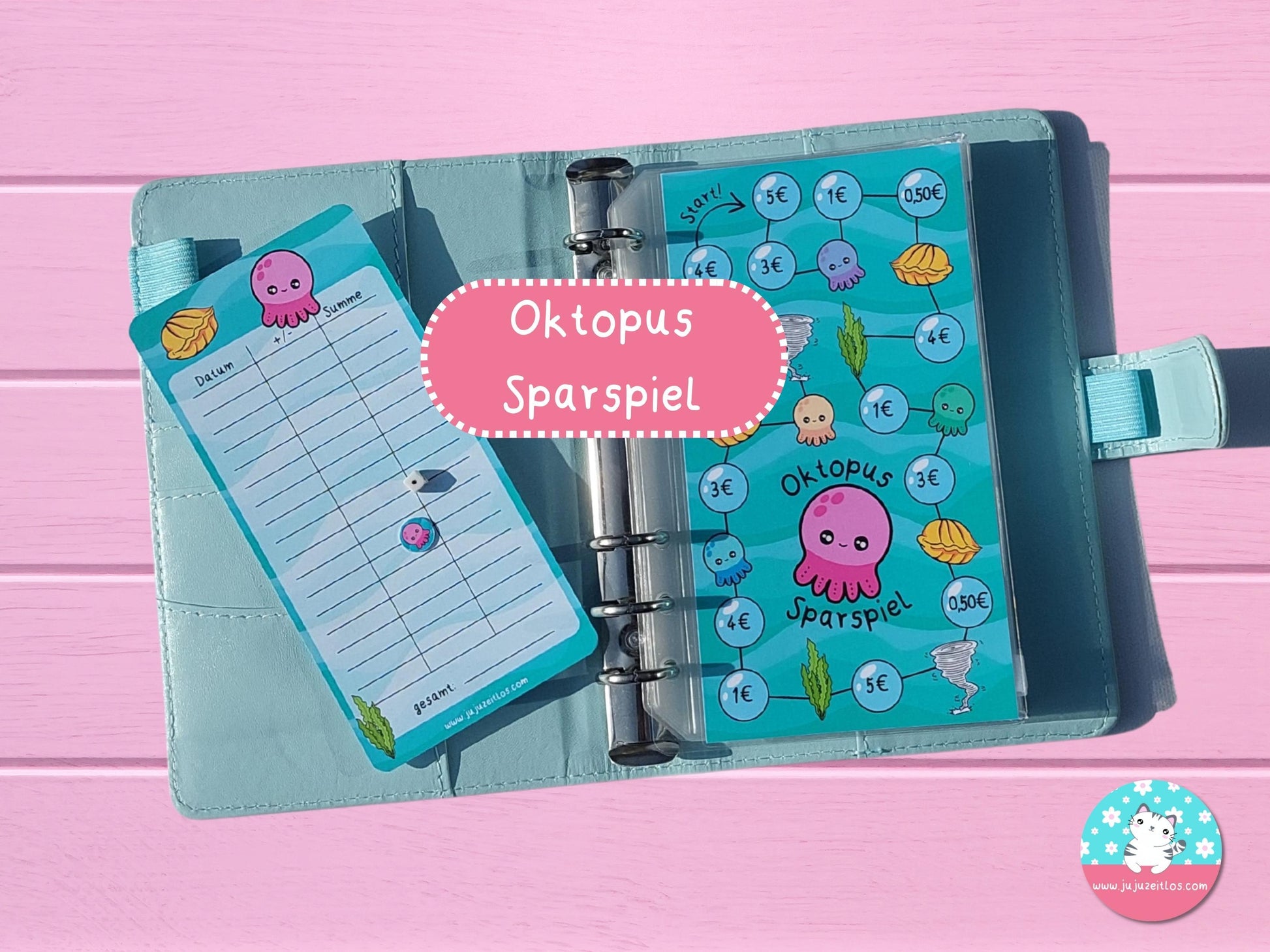 Oktopus ♡Sparspiel A6♡ - JujuZeitlos