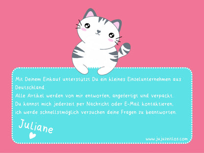 Oktopus ♡Sparspiele als Download A6♡